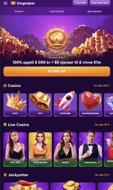 kingmaker casino Gameplay